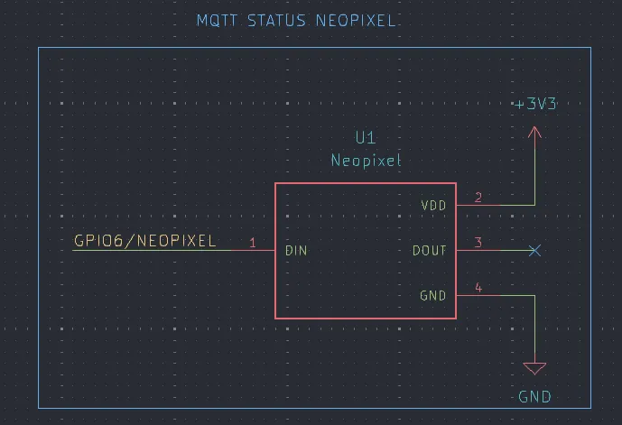 First Manufactured Schematic Neopixel