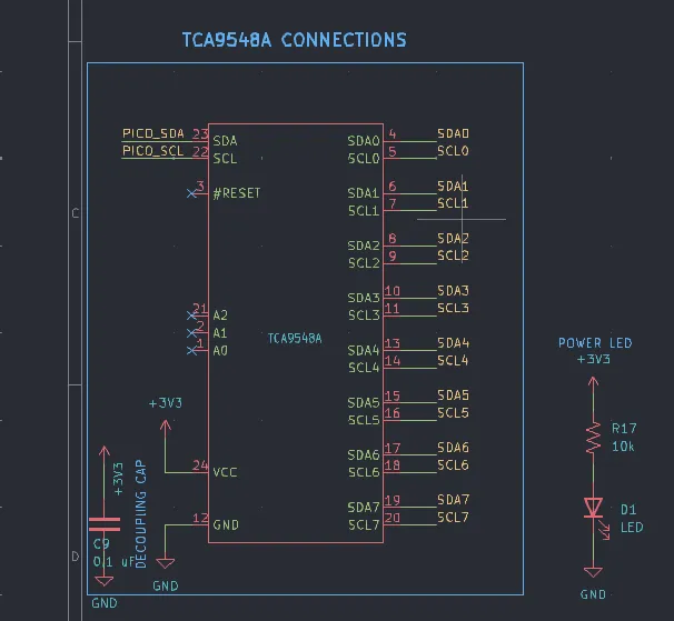 Initial Schematic MUX Connections