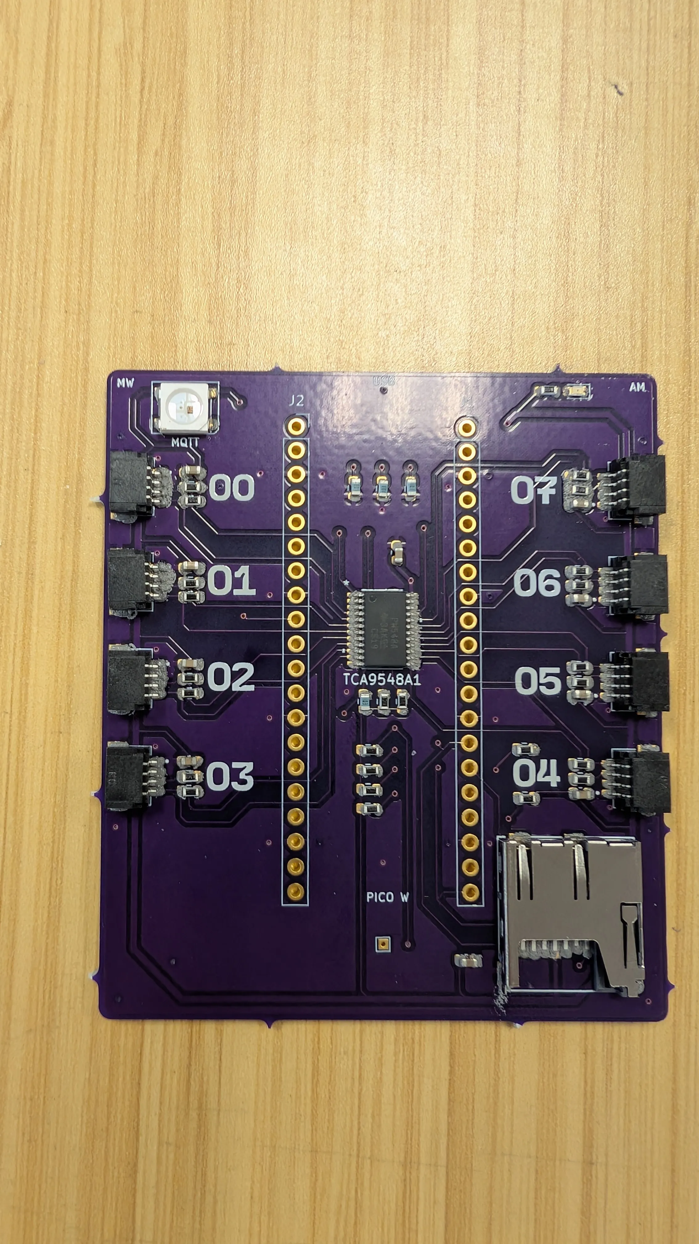 PCB with solder paste